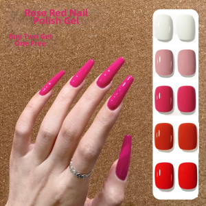 CHUBEISHI | Long-lasting Whitening Nail Polish Gel in Rose Red and Barbie Pink