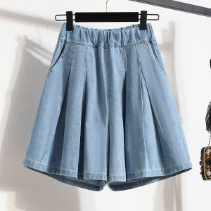 Trendy Spring High End Designer Slim Fit High Waist Culottes Shorts