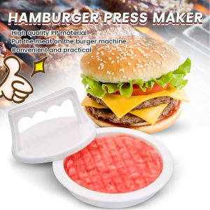 LoviRa Creative Hamburger Meat Press Maker DIY Mold Kitchen Tool Round Meat Patties Mould