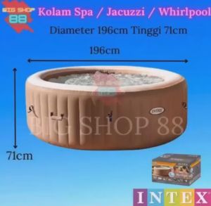 Intex 28426 Kolam Spa Bathub Bathup Purespa Bubble Massage