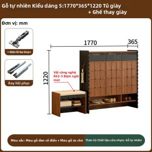 JIALANGE | Tủ Giày Thiết Kế Bảng Cờ Vua với Kệ Lưu Trữ và Chức Năng Ghế