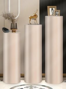 Elegant Minimalist round Rotating Shoe Cabinet High Stand Luxury Home Entrance Space Saving Storage Rack for Small Apartments