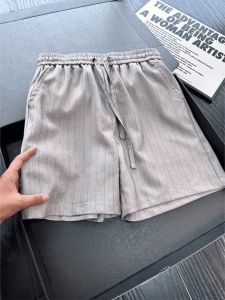 LIUBU | Quần Short Dài Vintage Sọc