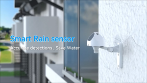 MeeGoo Smart Rain Sensor Rainfall Duration Detection Wireless Outdoor IP65 Waterproof Battery Tuya Smart Life App Control