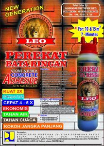 Lem Perekat Bata Ringan LEO 900 gram