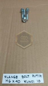 10 BIJI BAUT TOPI KUNCI PAS 10 PANJANG 4CM M6X40 4 CM 4 CM PUTIH 40MM 40 MM BAUD FLANGE BOLT M6 X 40 BAUT 6X40 6 X 40 PITCH DRAT 1.0