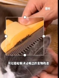 Cat Needle Comb One-Click Hair Removal Pet Massage Comb Remove Floating Hair Flea Brushed Comb Reusable
