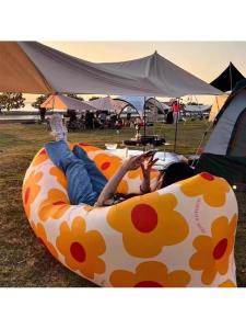 MOLORE | Inflatable Sofa Outdoor Camping Bed Single Lounge Chair