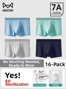 MiiOW | Disposable Mens Boxer Underwear Coolness Invisible Travel Friendly XXL Size