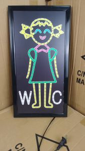 ป้ายไฟLED ห้องน้ำหญิง ป้ายไฟหน้าร้าน เม็ดLED เเบบประหยัดไฟ ป้ายไฟอักษร ตกแต่งหน้าร้าน