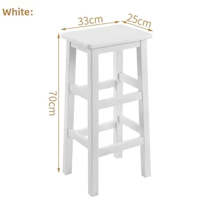 Multipurpose Wooden Stool Barstool