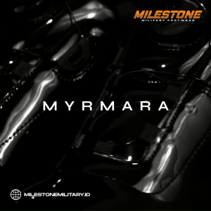 Milestone Sepatu Pdh Kilap Tali Putar Pria Myrmara Standart Jatah Tni Polri Security KEMHAN