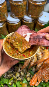 Lemongrass Lime Chili Shrimp Salt - Spicy Savory Seasoning for Fruit Seafood Rice Grilled Meat & Dipping