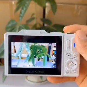 EXPOSE Digital Camera 75MP Camera 5K Vlogging Camera 3.0Flip Screen 18X Digital Portable Camera with 64GB Card