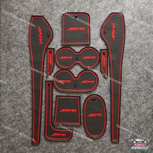 PERODUA MYVI 2012-2017 Car Interior Slot Mat Anti-Slip Rubber Mat Storage Tank Mat