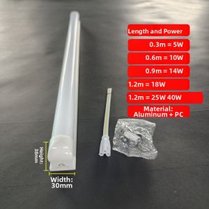 Super Bright Safe Universal DC/AC LED Tube Light 12V-36V