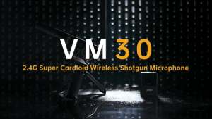 Comica Vm30 2.4G siêu hình tim Condenser Không Dây Shotgun Microphone Cho Máy Ảnh Điện Thoại thông minh Máy Tính Chuyên Nghiệp 3.5Mm & USB Trên Máy Ảnh Mic Cho phát trực tiếp Báo Cáo Podcasting Phỏng vấn