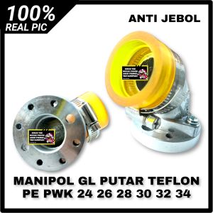 MANIPOL MANIFOLD INTAKE TEFLON HONDA GL PUTAR PE PWK 24 26 28 30 32 34 PNP MOTOR BEBEK MATIC UNIVERSAL