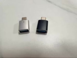 2 Gói Đen + Bạc USB C Sang USB 3.0 Bộ Chuyển Đổi Nam Sang Nữ Bộ Chuyển ĐổiOTG Tương Thích Với MacBook Pro 2019 Bộ Chuyển Đổi Điện Thoại Di Động