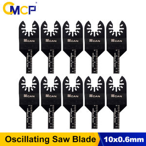 CMCP 10/20/50pcs 10mm Oscillating Saw Blade High Carbon Steel Multi-Tools Blades for Plasterboard Wood Panel Cutting