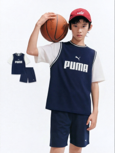 PUMA | Moisture-wicking Cooling Basketball Shorts & T-shirt Set