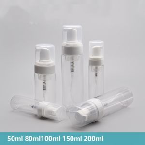 【Free Shipping】Travel Container Foam Pump Bottle Foaming DIY Empty Transparent Blister Bottle 50mL/80mL/100mL/150mL/200mL