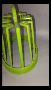 Plastic Glass Holder/ Cups And Mug Drying Strand Rack Drain Holder Open Storage Shelf/Lagayan ng Baso