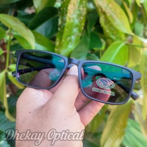 R 3003 - Kacamata Minus Photocromik Bluecromik Pria Model Kotak Bahan Full Plastik Lentur Dan Ringan Castem Ukuran Sesuai Resep Minus Cylinder Minus Tinggi -8 -7 -6 -5 -4 -3 -2 -1