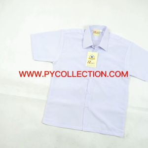 UNIPRO 🌟 HARGA MURAH 🌟 HIGH QUALITY KEMEJA LENGAN PENDEK PUTIH KOSHIBO / BAJU SEKOLAH RENDAH / MENENGAH BUATAN MALAYSIA - UP003
