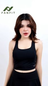 Set đồ tập pickleball gym pilates thể thao nữ FANFIT FFSET007 - croptop 2 lớp FFCR003 chân váy thể thao FFSK001