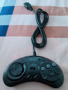 Sega Gamepad Handle Controller Game Machine Accessories Sega16 Bit MD Game Machine Long Strip Line Acceleration Handle