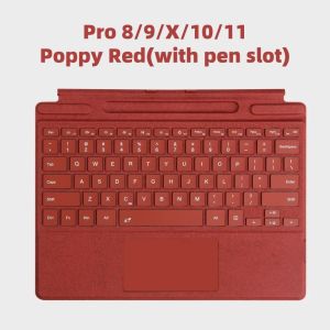 2025 Summer New Surface Pro 8/9/X/10/11 Bluetooth Magnetic Keyboard with Pen Slot Wireless Touch Keyboard in Multiple Colors