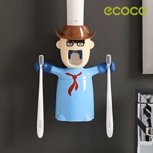 Loves warriors toothbrush holder set Dispenser pasta gigi otomatis tempat odol sikat gigi