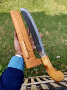 Golok kerja panjang bilah 30 cm super tajam siap pakai
