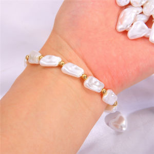 White Cute Irregular Shape ABS Imitation Pearls Beads Charms for Earring Necklace Bracelet DIY Jewelry Making Accessories