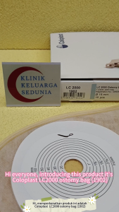 COLOPLAST CP 1902 LC2000 Ostomy Bag 康乐保CP1902 LC 2000 造口袋 15-60mm Stominal Open Post Operation 口开后手术1件 1-piece