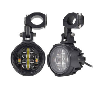 Đèn LED Phụ Xe Máy Cho Xe BMW R1200GS F800GS Yamaha MT07 MT09 CRF1000L Kawasaki Châu Phi Đôi Moto Đèn Sương Mù 40W