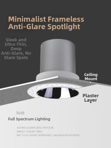 HUOQI | Borderless Anti-glare Full Spectrum Spotlight