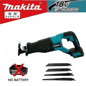 Makita | Makita Brushless Recip Saw Cordless Power Tool for 18V & 20V Battery Portable with 4PCS Blades Wood/Metal Cutting Saw