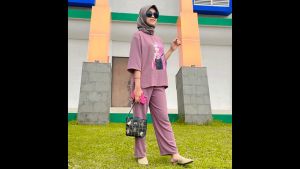 cyutbyazmiaREALPICT BISA COD Set 2in1/ONE SET Crinkle Motif Baju Setelan Wanita Dewasa Terbaru 2023 Viral Setelan Remaja Berhijab Modern Baju Atasan Tunik  + Celana Kulot Panjang Setcel Model Import Murah Pusat Grosir Fashion Muslim Terlaris Gratis Ongkir