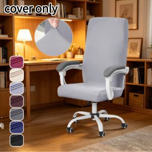 1Pc Super Soft Polyester Office Chair Cover Stretch Anti-dirty Computer Chairs Seat Cove Non-slip Game Chair Covers for Home