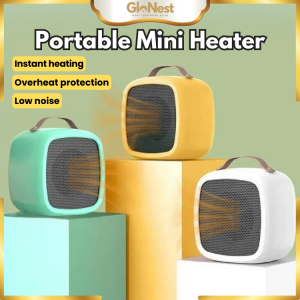500W Portable Heater Mini Heater Small Space Personal Desktop Heater Safe Quiet Office Hand Warmer Home Appliance