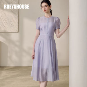 Roey s house | Waist Cinching Summer Elegant Puff Sleeve Dress