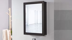 🌟SG STOCK🌟Space aluminum alloy bathroom mirror/locker/hanging cabinet/bathroom simple mirror case