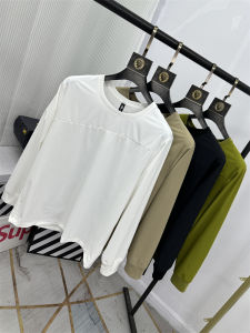 Fashionable Outdoor Running Base Shirt Mens Quick Dry Breathable round Neck Long Sleeve T-Shirt Urban Style Spring Autumn