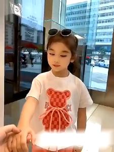 SSP7 4-9Thn Setelan Set Anak Perempuan Black & White Ribbon