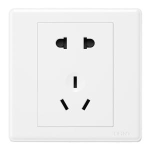 CHNT | White Luxury Wall Socket Panel with Switch 86 Type
