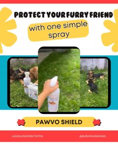 Bubu Paws PawVo Shield: All-In-One Canine Multi-Use Disinfectant & Deodorizer Cleaner BUNDLE of 2
