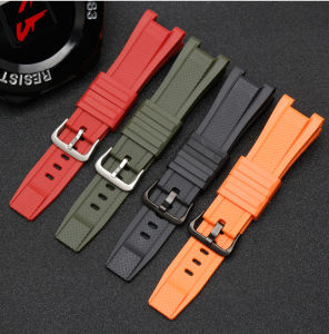 Vòng Đeo Tay Cao Su Silicon Mới Nhất Cho Casio Gst210 GST-W110/S130/B100/S100G/S110/410 Dây Đeo Đồng Hồ Chất Lượng Cao Dây Đeo Đồng Hồ Đeo Tay