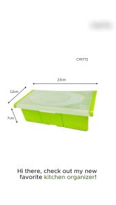 CYK 772 CANNISTER FOOD 3-in-1 Kitchen Plastic Container Jar Canister Garapon Milk Coffee Powder Case